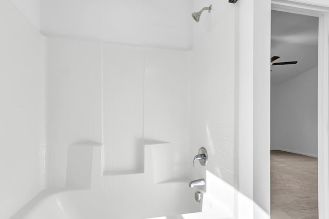 bathroom featuring shower / bath combination