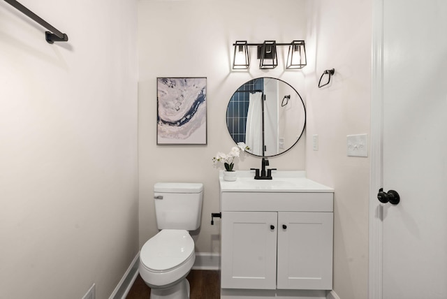 105 Bermuda Ct, Summerville, SC 29485 - bathroom with toilet, baseboards, and vanity