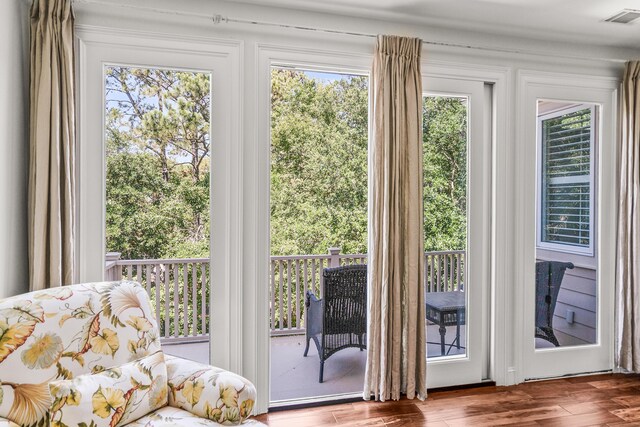 12 Port Tack, Hilton Head Island, SC 29928 - entryway with wood finished floors and healthy amount of natural light