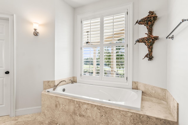12 Port Tack, Hilton Head Island, SC 29928 - bathroom with plenty of natural light and a garden tub