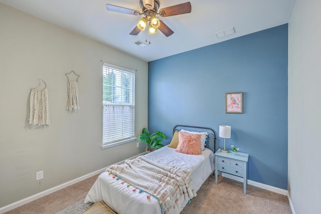 7690 High Maple Cir N, Charleston, SC 29418 - bedroom featuring carpet floors, baseboards, and a ceiling fan