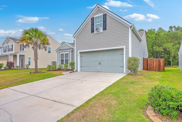 7690 High Maple Cir N, Charleston, SC 29418 - traditional-style house with concrete driveway and an attached garage