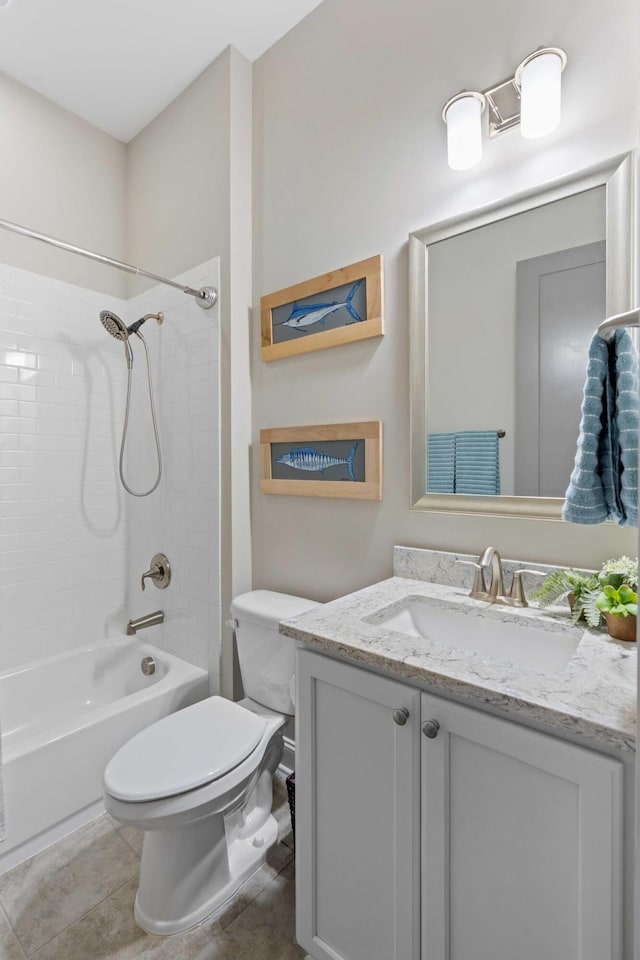 3726 Orion Ln, Mount Pleasant, SC 29466 - bathroom with vanity, toilet, and washtub / shower combination