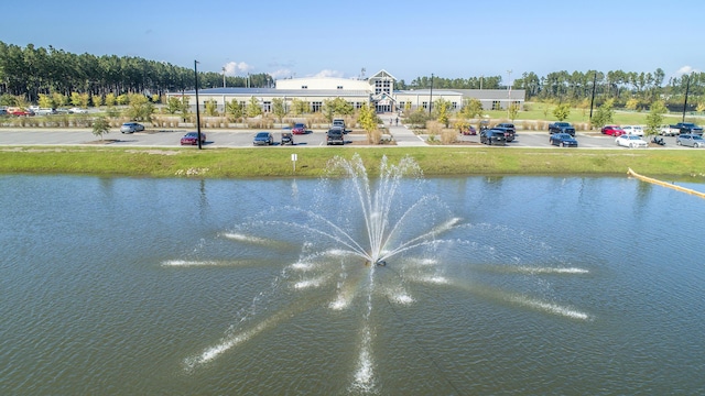 view of water feature