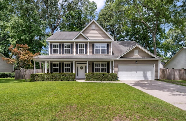 8328 Berringer Blf, North Charleston, SC 29418 - colonial-style house featuring a garage, driveway, and a shingled roof