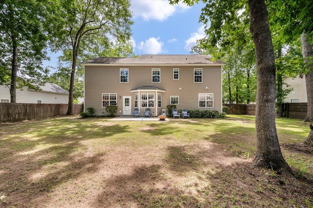 8328 Berringer Blf, North Charleston, SC 29418 - rear view of property featuring a patio and a fenced backyard