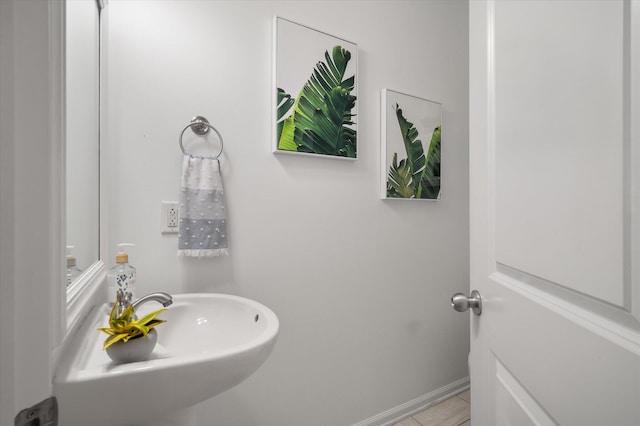 8328 Berringer Blf, North Charleston, SC 29418 - bathroom featuring tile patterned floors and a sink
