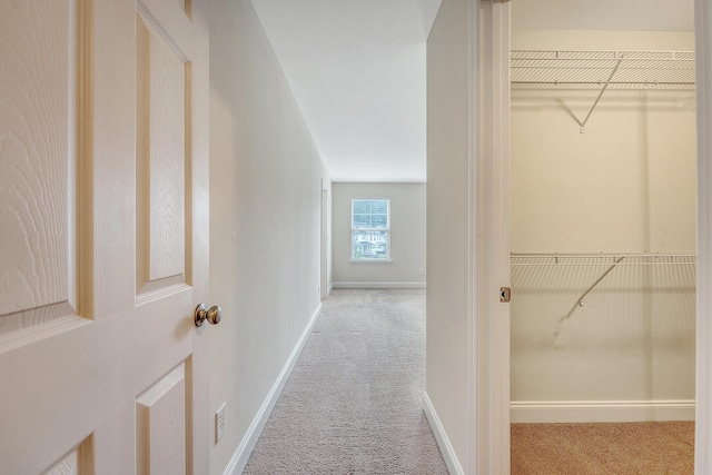 9646 Scarborough Ct, Summerville, SC 29485 - hallway featuring carpet floors and baseboards