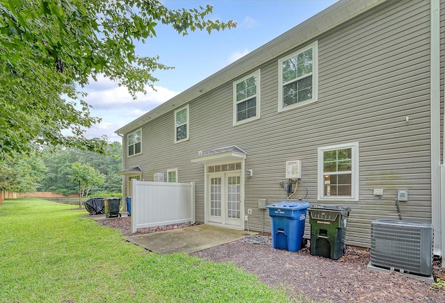 9646 Scarborough Ct, Summerville, SC 29485 - rear view of house with central air condition unit