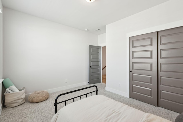 643 Blueway Ave, Summerville, SC 29486 - carpeted bedroom with baseboards, visible vents, and a closet