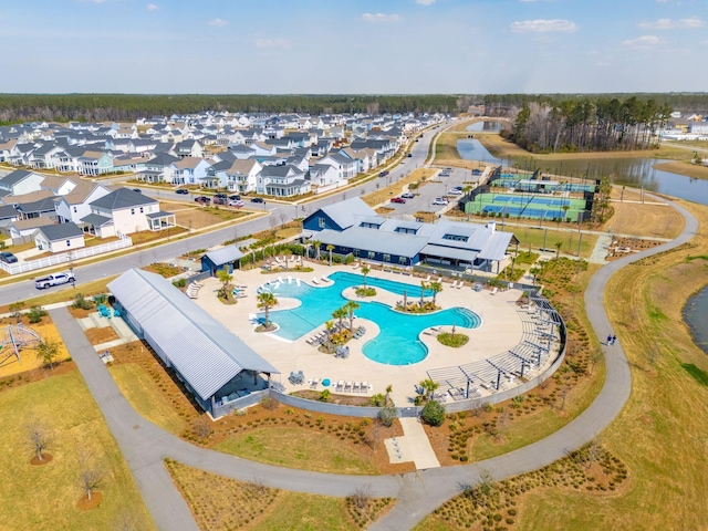 643 Blueway Ave, Summerville, SC 29486 - aerial view with a residential view