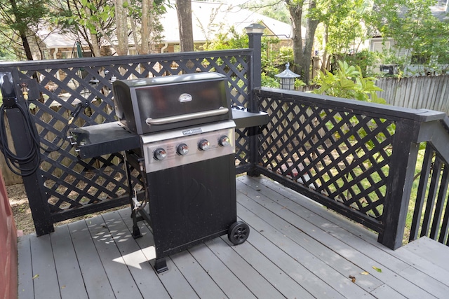 152 Mansfield Blvd, Charleston, SC 29418 - wooden terrace with a grill