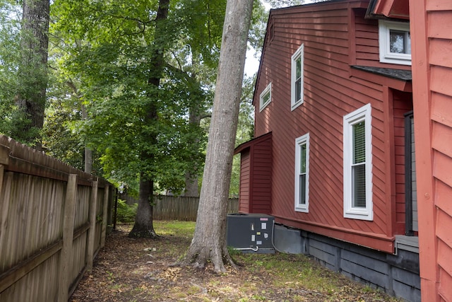 152 Mansfield Blvd, Charleston, SC 29418 - view of home's exterior with central AC unit