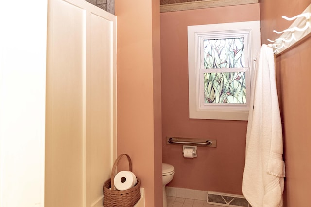 152 Mansfield Blvd, Charleston, SC 29418 - bathroom featuring toilet, tile patterned floors, and baseboards