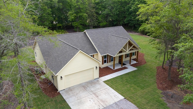 drone / aerial view