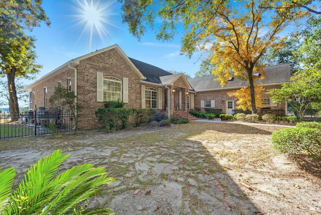 view of front of property