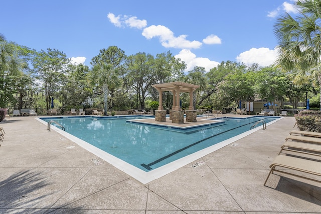 145 Pier View St Unit 407, Charleston, SC 29492 - community pool featuring a patio and a pergola