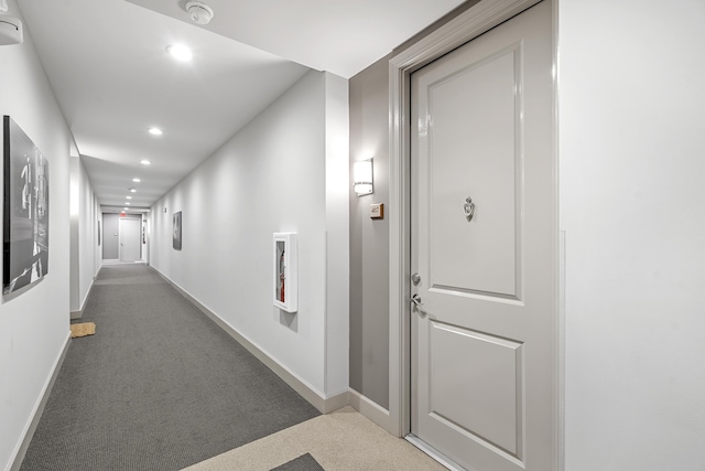 145 Pier View St Unit 407, Charleston, SC 29492 - corridor with baseboards and recessed lighting