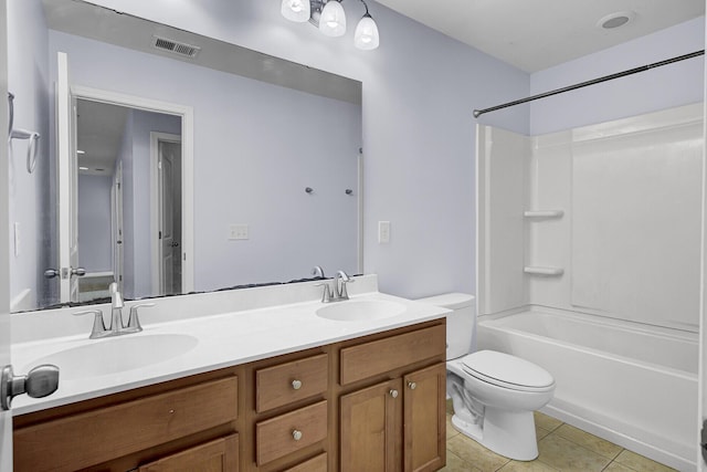 123 Blackwater Way, Moncks Corner, SC 29461 - full bathroom with double vanity, tile patterned floors, and shower / bath combination