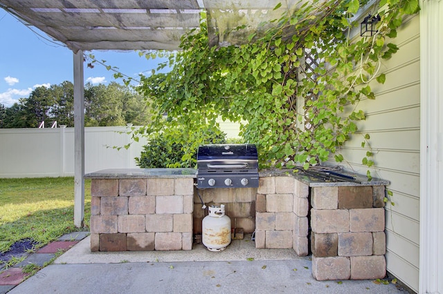 123 Blackwater Way, Moncks Corner, SC 29461 - view of patio / terrace featuring a grill and a pergola