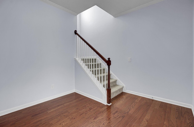 123 Blackwater Way, Moncks Corner, SC 29461 - stairs featuring ornamental molding and wood finished floors