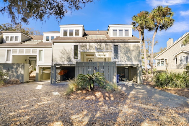 view of rear view of house