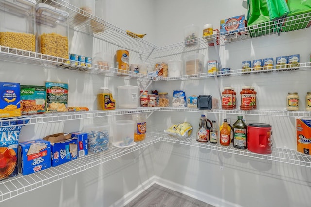 view of pantry