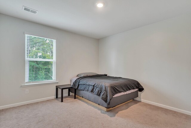 bedroom with carpet flooring