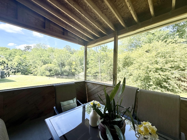 exterior space with a view of trees