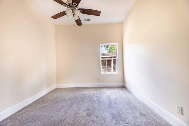 1165 Cleveland St, Elloree, SC 29047 - carpeted spare room with ceiling fan and baseboards