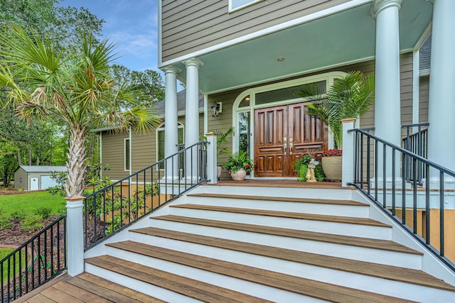 view of entrance to property