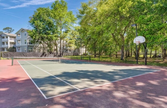 view of sport court