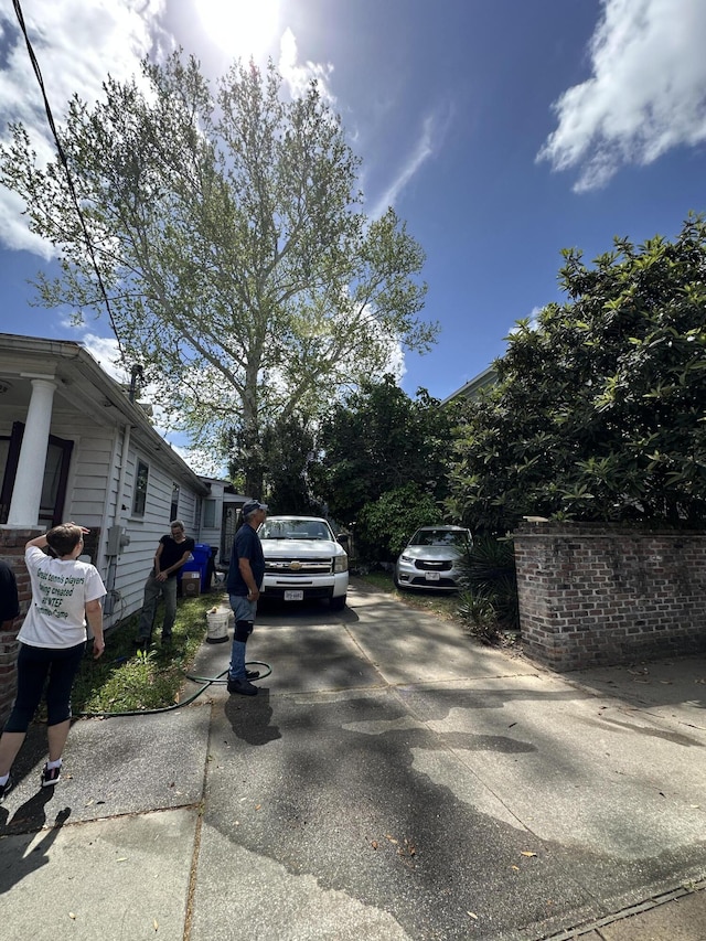 227 Fishburne St, Charleston, SC 29403 - view of property exterior featuring concrete driveway