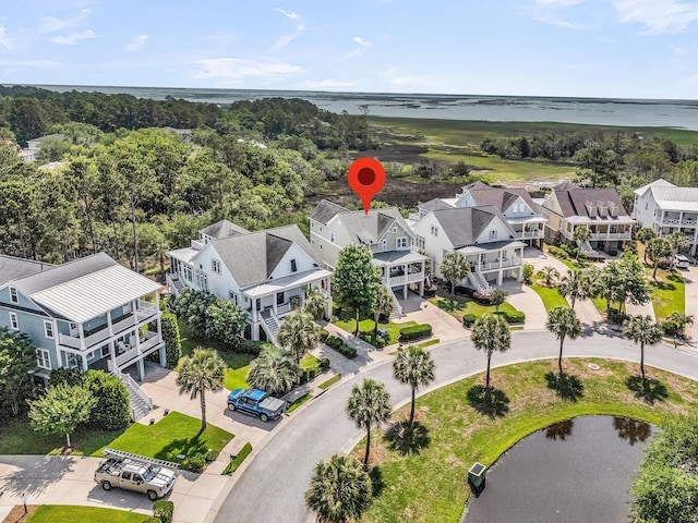 2072 Amenity Park Dr, Mount Pleasant, SC 29466 - aerial view of residential area with a large body of water