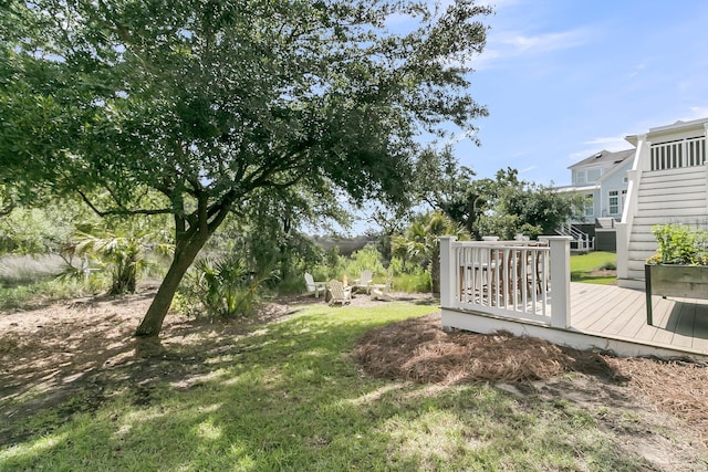 2072 Amenity Park Dr, Mount Pleasant, SC 29466 - view of yard with a deck