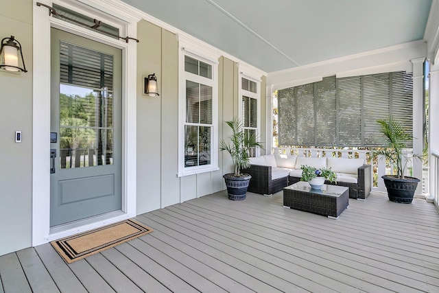 2072 Amenity Park Dr, Mount Pleasant, SC 29466 - porch featuring an outdoor hangout area