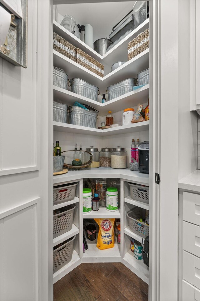 view of pantry