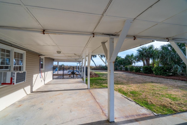 view of patio with cooling unit