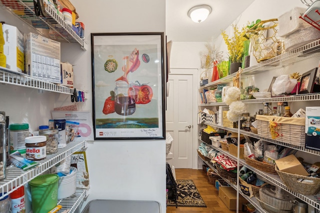 view of pantry