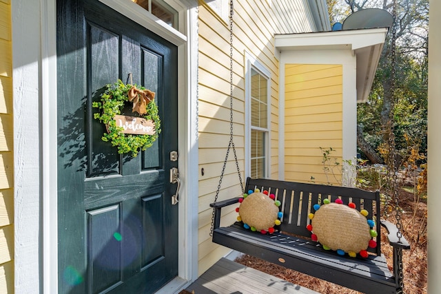 view of entrance to property