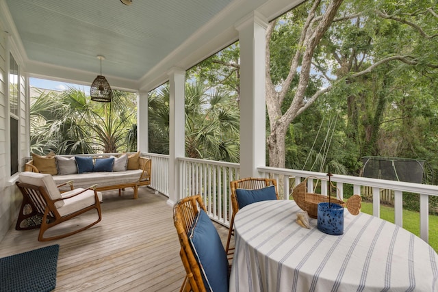 732 Gate Post Dr, Mount Pleasant, SC 29464 - porch featuring outdoor dining space