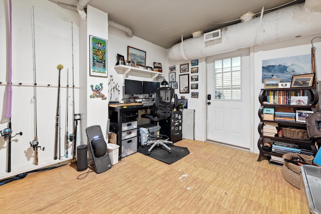 732 Gate Post Dr, Mount Pleasant, SC 29464 - office area featuring wood finished floors