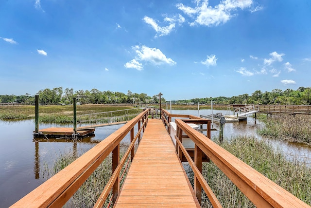 3331 Cottonfield Dr, Mount Pleasant, SC 29466 - dock area with a water view