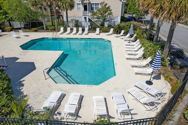 543 Mclernon Trce, Johns Island, SC 29455 - community pool featuring a patio