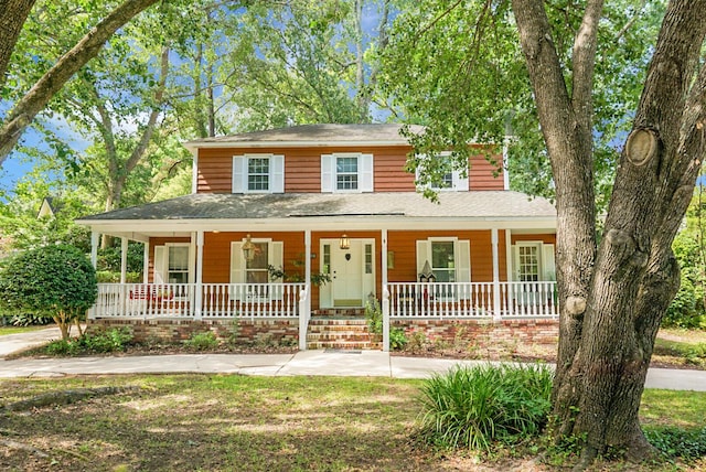 49 Crosscreek Dr, Charleston, SC 29412 - view of front facade featuring a porch and a shingled roof