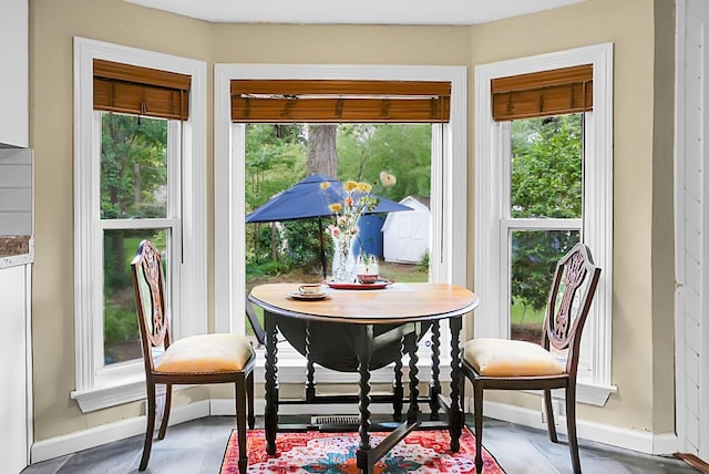 49 Crosscreek Dr, Charleston, SC 29412 - dining room with baseboards and plenty of natural light