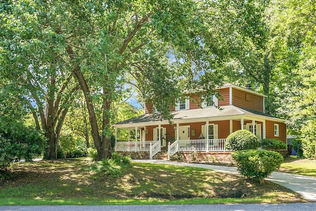 49 Crosscreek Dr, Charleston, SC 29412 - view of front of home with covered porch