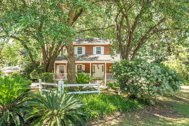 49 Crosscreek Dr, Charleston, SC 29412 - view of front of property with covered porch and a shingled roof