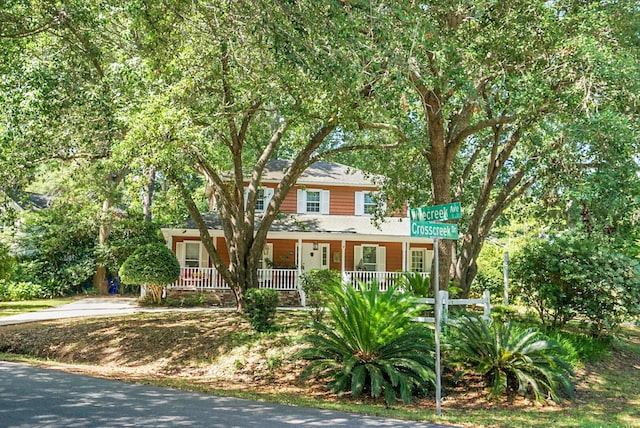 49 Crosscreek Dr, Charleston, SC 29412 - colonial home featuring a porch