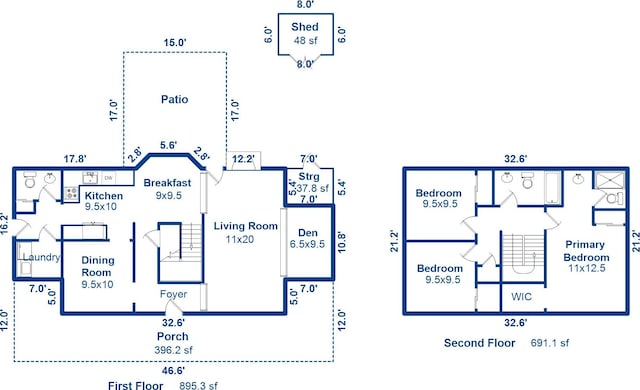 49 Crosscreek Dr, Charleston, SC 29412 - floor plan / room layout